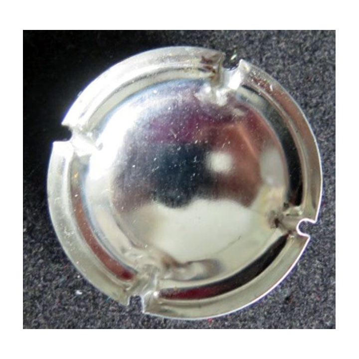 Capsule Muselet de bouteille de champagne Yann Alexandre noir et argent