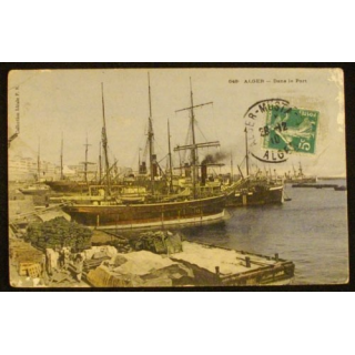 ALGER - DANS LE PORT 1910