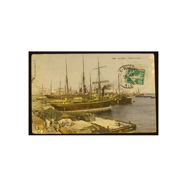 ALGER - DANS LE PORT 1910