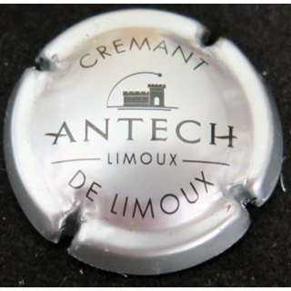 Capsule Muselet de Crémant Antech de Limoux n° 12 argent et noir