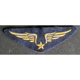 Insigne tissu de brevet de pilote de l'armée de l'air