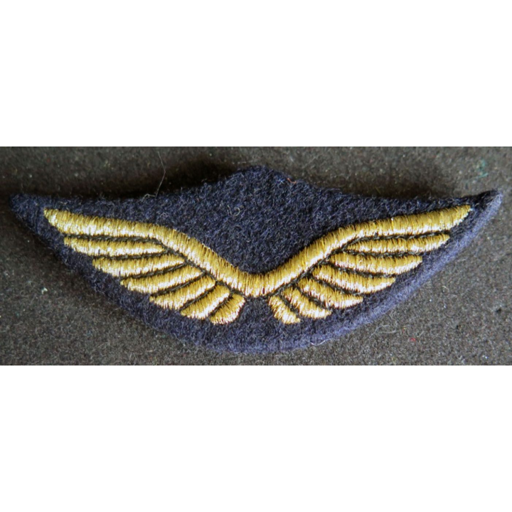 Insigne tissu de casquette d'officier de l'armée de l'air en cannetille