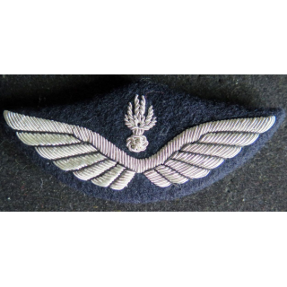Insigne tissu de casquette de la gendarmerie de l'air en canetille