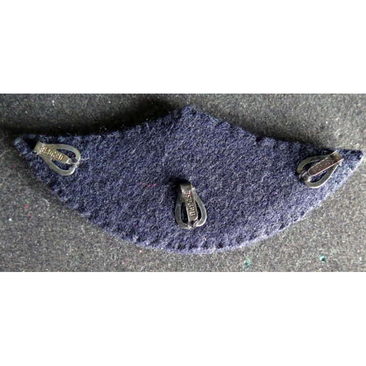 Insigne tissu de casquette de la gendarmerie de l'air en canetille