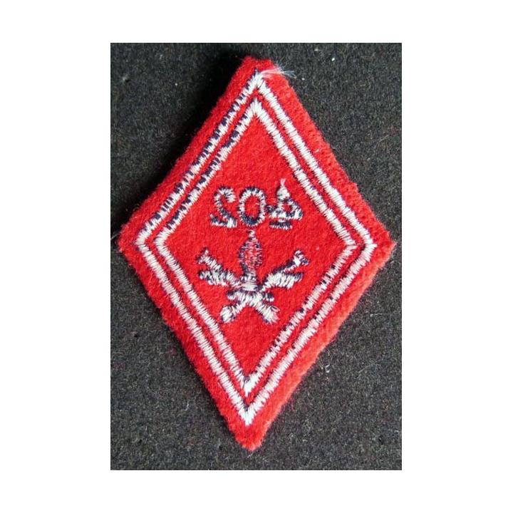 LOSANGE DE BRAS MODÈLE 45 : 402° régiment d'artillerie antiaérienne troupe