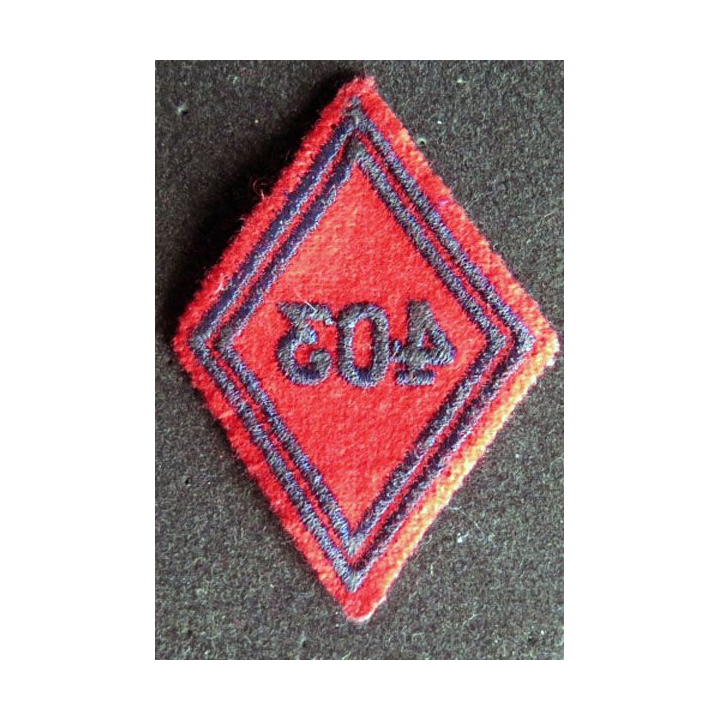 LOSANGE DE BRAS MODÈLE 45 : 403° régiment d'artillerie troupe