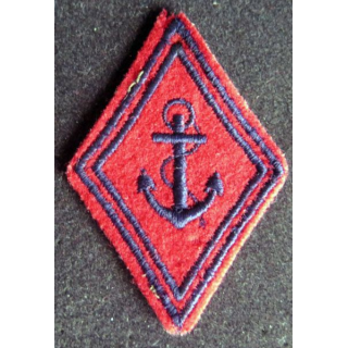 LOSANGE DE BRAS MODÈLE 45 : artillerie de marine troupe