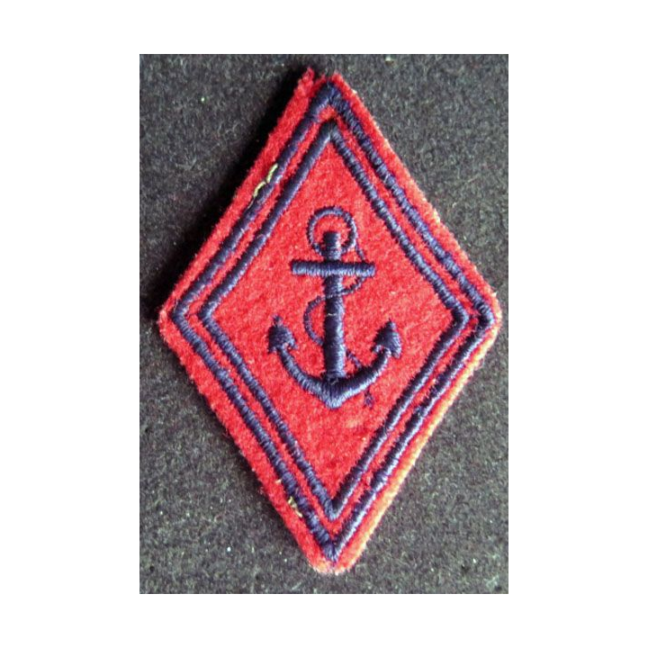 LOSANGE DE BRAS MODÈLE 45 : artillerie de marine troupe