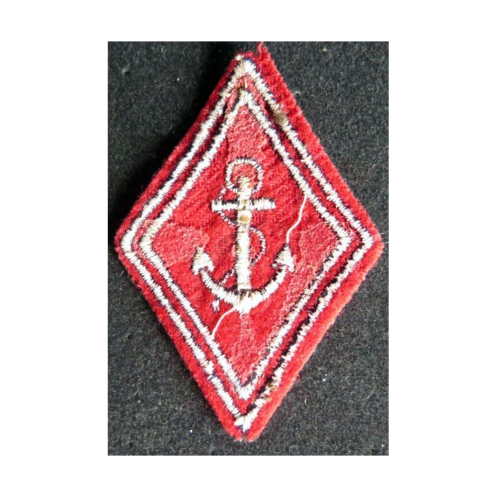 LOSANGE DE BRAS MODÈLE 45 : artillerie de marine troupe