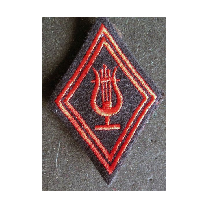 LOSANGE DE BRAS MODÈLE 45 : musique infanterie troupe