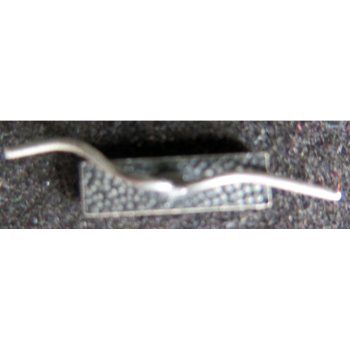 Barrette miniature " ARTILLERIE " en métal argenté