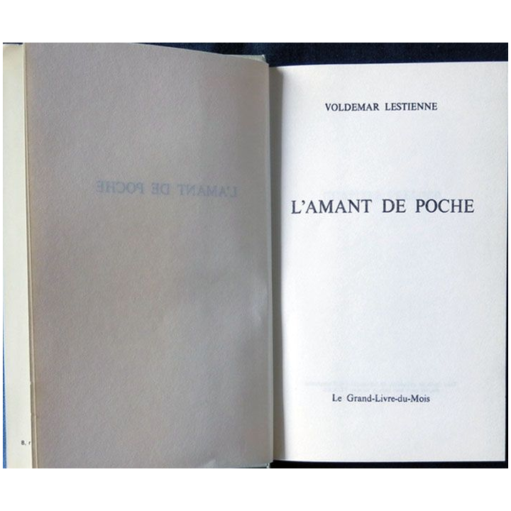 L'amant de poche écrit par Voldemar Lestienne aux éditions Grasset - F004