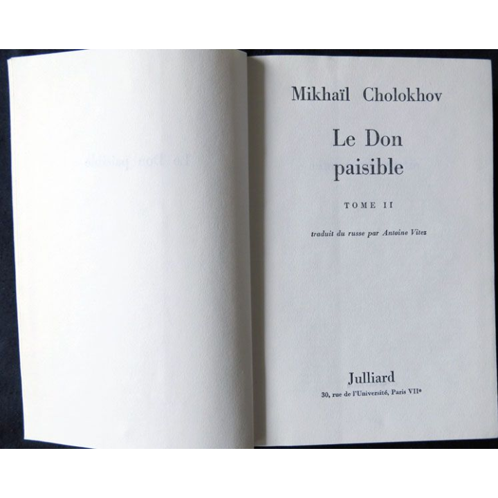 Le Don paisible Tome 2 écrit par Mikhaïl Cholokhov aux éditions Julliard - F004