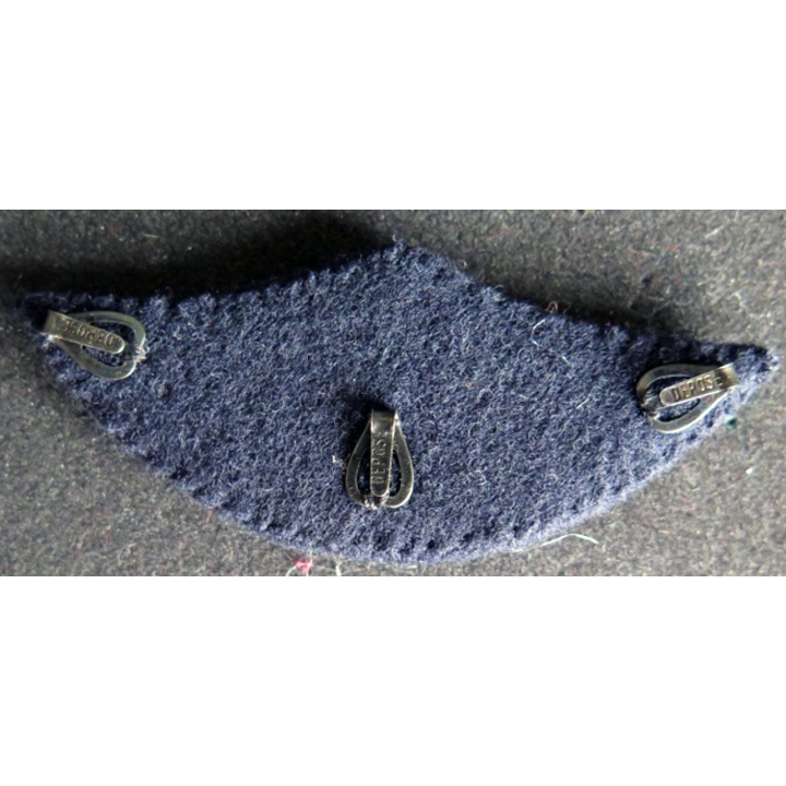 Insigne tissu de casquette de la gendarmerie de l'air en canetille