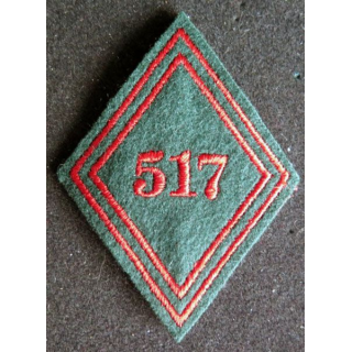 LOSANGE DE BRAS MODÈLE 45 : 517° régiment du train troupe