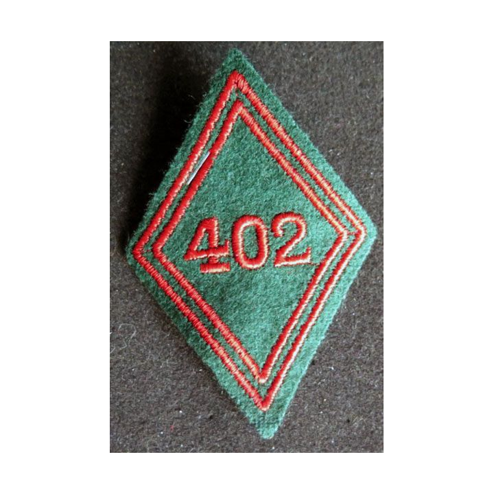 LOSANGE DE BRAS MODÈLE 45 : 402° Bataillon des services train troupe