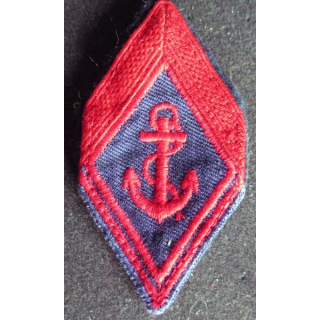 LOSANGE DE BRAS MODÈLE 45 : 1° Classe de régiment des troupes de marine