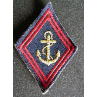 LOSANGE DE BRAS RIMA régiment troupe de marine cadre sur scratch