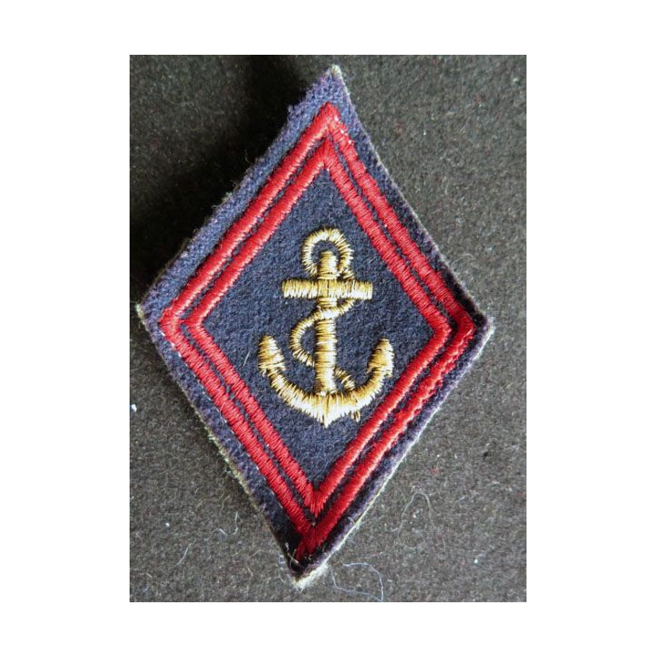LOSANGE DE BRAS RIMA régiment troupe de marine cadre sur scratch