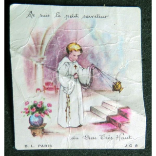 carte de communion solennelle dédicacée