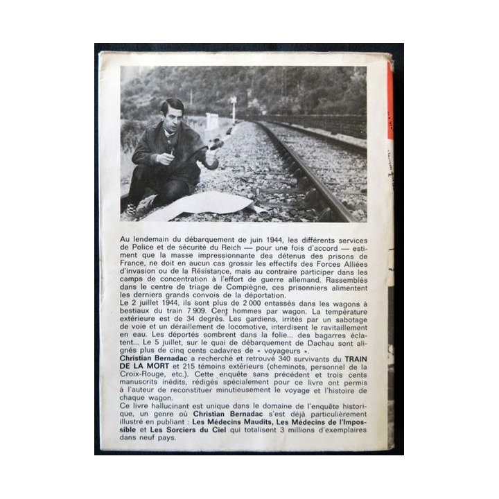 Le train de la mort écrit par Christian Bernadac aux éditions France Empire - F005
