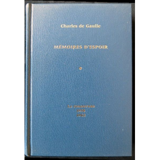 Mémoires d'espoir le renouveau 1958-1962 écrit par Charles De Gaulle aux éditions Plon - F005