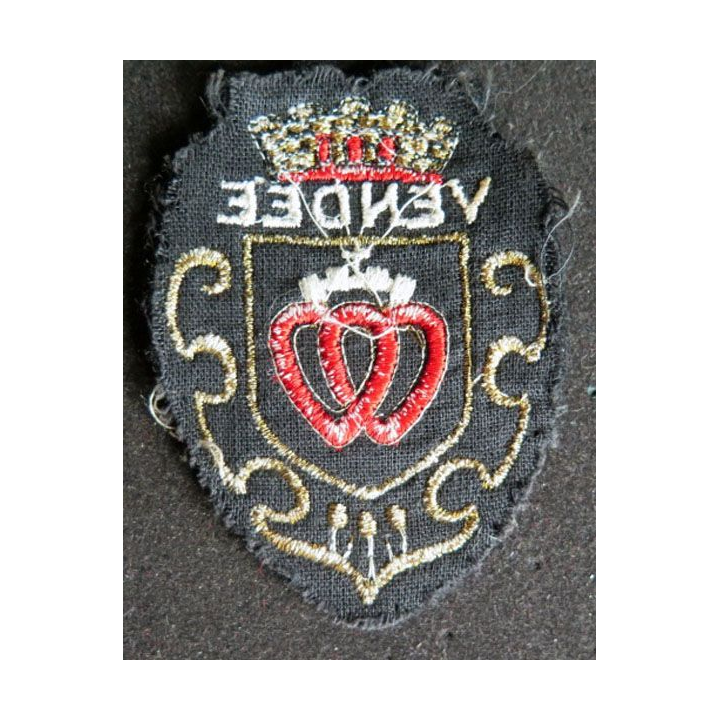 Insigne tissu brodé de la Vendée