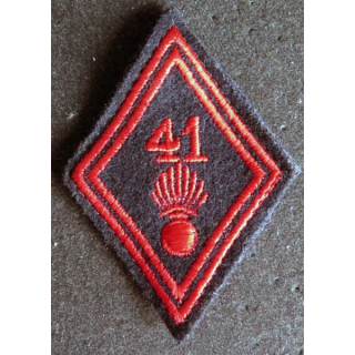 LOSANGE DE BRAS MODÈLE 45 : 41° régiment d'infanterie troupe