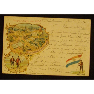 VUE GÉNÉRALE DE L'EXPOSITION DE 1900 - HOLLANDE 1903