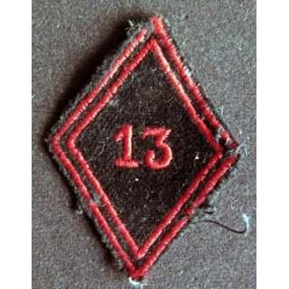 LOSANGE DE BRAS MODÈLE 45 : 13° Régiment du génie troupe