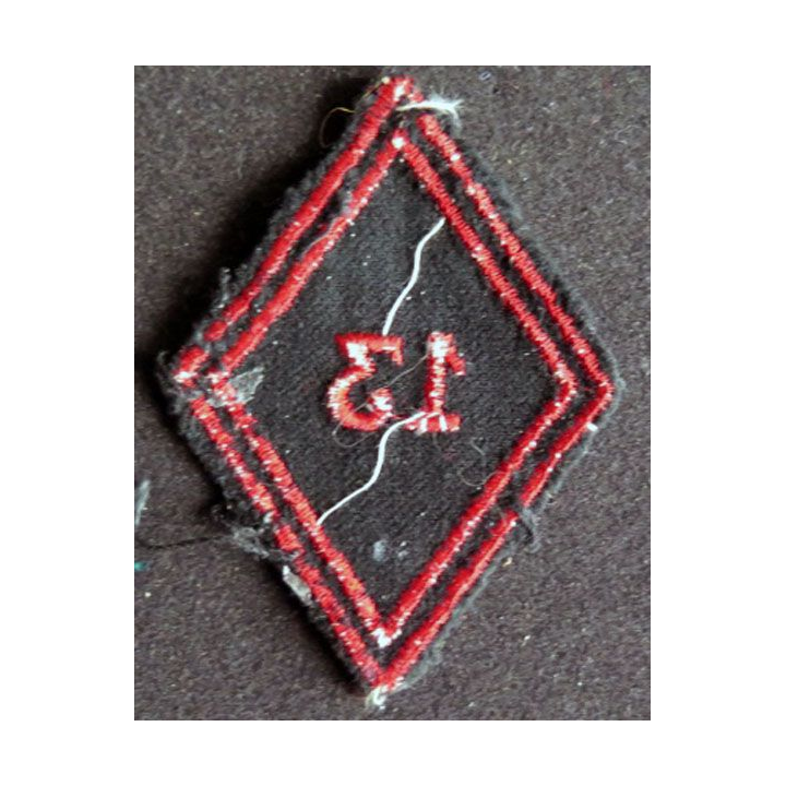 LOSANGE DE BRAS MODÈLE 45 : 13° Régiment du génie troupe