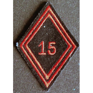 LOSANGE DE BRAS MODÈLE 45 : 15° Régiment du génie de l'air troupe