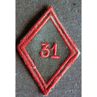 LOSANGE DE BRAS MODÈLE 45 : 31° Régiment du génie troupe