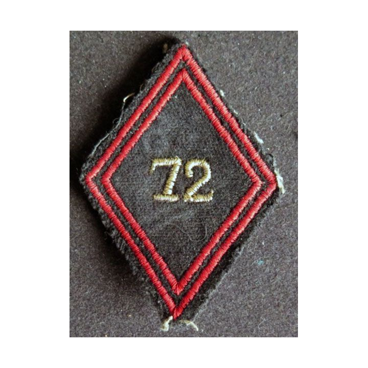 LOSANGE DE BRAS MODÈLE 45 : 72° Régiment du génie cadre