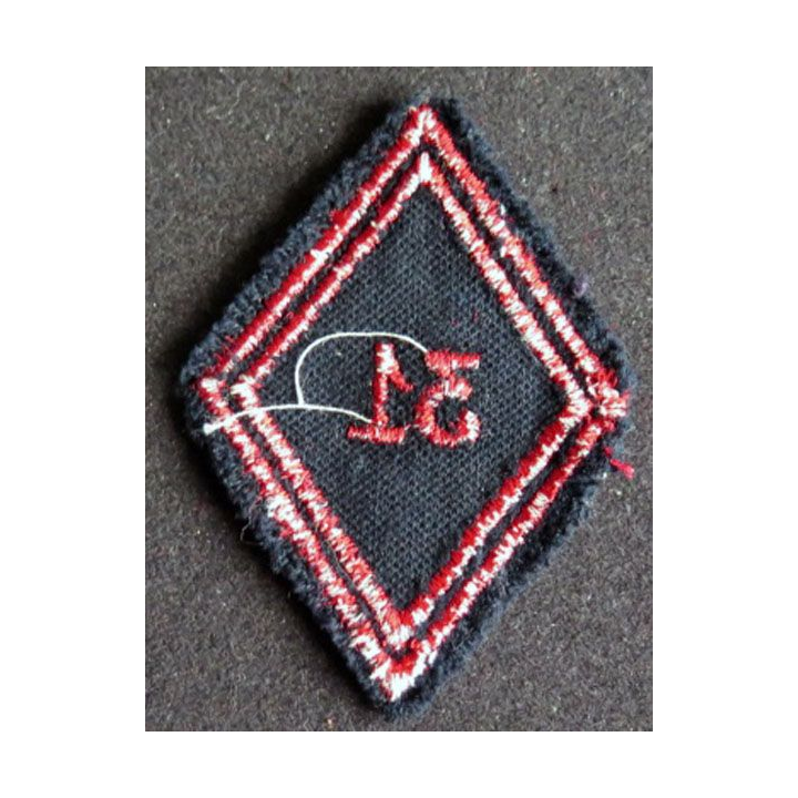 LOSANGE DE BRAS MODÈLE 45 : 31° Régiment du génie troupe