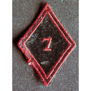 LOSANGE DE BRAS MODÈLE 45 : 7° Régiment du génie troupe