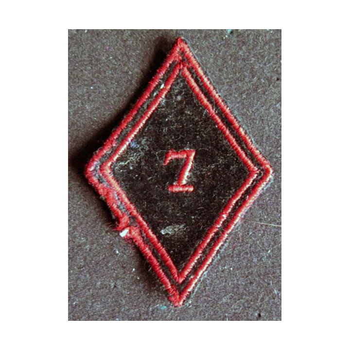 LOSANGE DE BRAS MODÈLE 45 : 7° Régiment du génie troupe