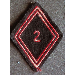 LOSANGE DE BRAS MODÈLE 45 : 2° Régiment du génie troupe