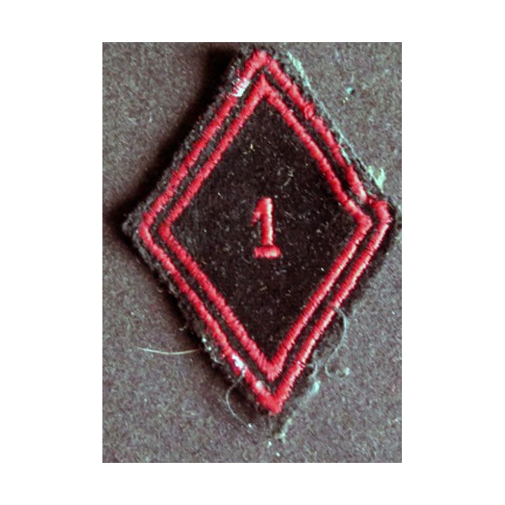 LOSANGE DE BRAS MODÈLE 45 : 1° Régiment du génie troupe