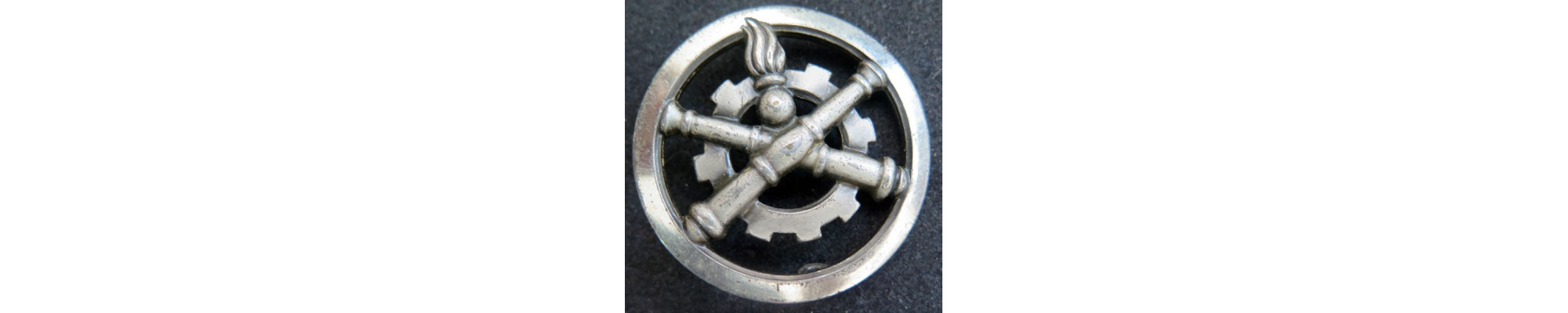Insignes des régiments et compagnies du matériel en métropole, outre mer ou en OPEX